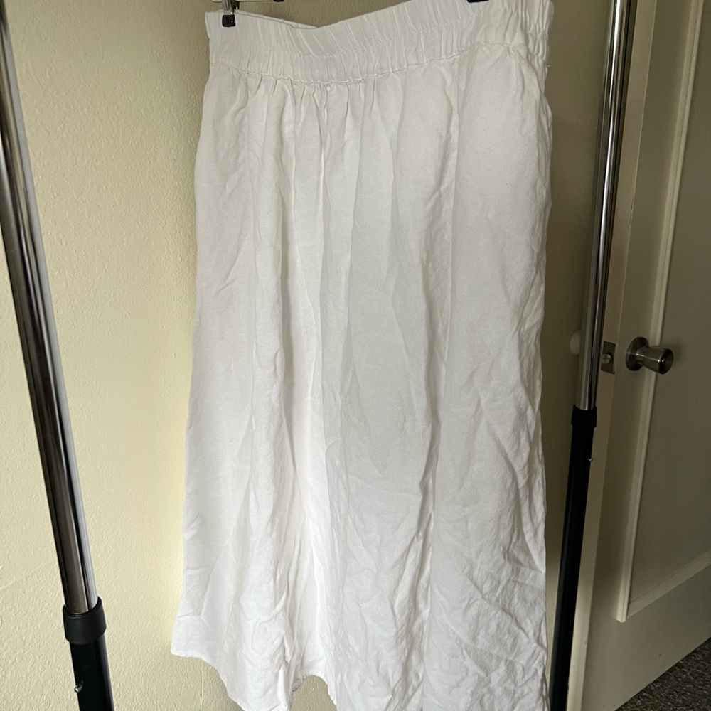 A NEW DAY Linen Skirt